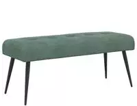 vidaXL Bank mit Knopfheftung Meergr&uuml;n 110 x 40 x 46 cm Samt
