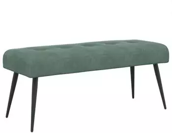 vidaXL Sitzbank mit Knopfheftung meergr&uuml;n, Samt, 110x40x46cm (42038540)