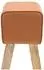 vidaXL Essbank 40x30x45cm Echtleder braun