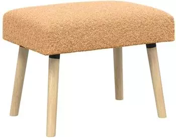 vidaXL Sitzbank Boucl&eacute;, beige, 60x40x45cm (42038404)