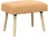 vidaXL Sitzbank Bouclé, beige, 60x40x45cm (42038404)