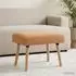 vidaXL Sitzbank Bouclé, beige, 60x40x45cm (42038404)