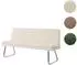 MCW Sitzbank H70 Bouclé-Stoff cremeweiß 180cm (800001162316)