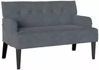 vidaXL Chesterfield Bank Dunkelgrau 112 x 65,5 x 75 cm Samt