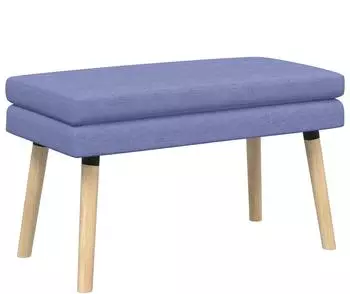 vidaXL Doppellagige Bank Jeans blau 80x40x47cm Stoff (42038444)