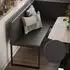 VICCO Ravon Eckbank schwarz 120x150cm (58490)