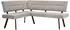 Beautysofa Zerra Eckbank L-Form, Curio-Stoff, beige, 192x153cm (800001886299)
