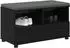 vidaXL Flurbank schwarz, Eichen-Optik, 80x38x46cm