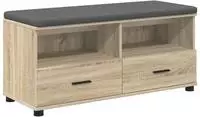 vidaXL Flurbank Sonoma-Eiche 100 x 38 x 46 cm