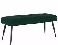 vidaXL Bank mit Knopfheftung Dunkelgr&uuml;n 110 x 40 x 46 cm Samt