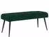 vidaXL Sitzbank mit Knopfheftung, Samt, dunkelgrün, 110x40x46cm (42038531)