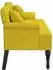 vidaXL Sitzbank mit Kissen, Samt, gelb, 120,5x65x75cm (372146)