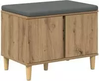 vidaXL Flurbank Artisan-Eiche 60 x 38 x 46 cm