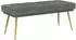 vidaXL Doppellagige Sitzbank dunkelgrau, Samt, 120x45x46cm (42038586)