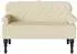 vidaXL Chesterfield Sitzbank Kunstleder, creme, 119,5x64,5x75cm (42019295)