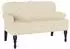 vidaXL Chesterfield Sitzbank Kunstleder, creme, 119,5x64,5x75cm (42019295)