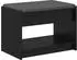 vidaXL Flurbank schwarz Eichen-Optik 63x38x45cm