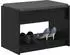 vidaXL Flurbank schwarz Eichen-Optik 63x38x45cm