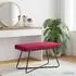 vidaXL Bank weinrot 80x40x45cm Samt