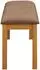 vidaXL Esstischbank 95x32x45cm Massivholz Eiche, grau (42039171)