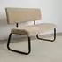 Idimex Matese Esszimmerbank Kord, beige, Metallgestell schwarz (800001277447)
