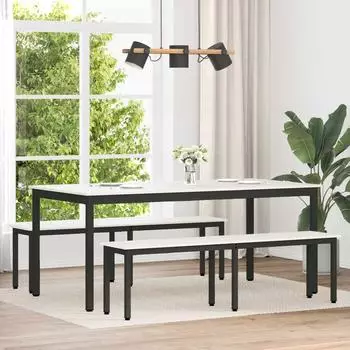 vidaXL Sitzbank wei&szlig; 160x35x45cm Kiefernholz massiv (892776)