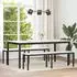 vidaXL Sitzbank weiß 160x35x45cm Kiefernholz massiv (892776)