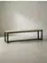 KADIMA DESIGN Esszimmerbank Akazie Massivholz, ohne Lehne, Loft-Stil, 160x40x45cm