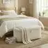 HomCom Sitzbank mit Stauraum, Cord-Bezug, 105x51x49cm, beige