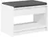 vidaXL Flurbank weiß 63x38x45cm (891568)