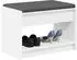 vidaXL Flurbank weiß 63x38x45cm (891568)