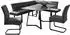 Jockenhöfer Eckbankgruppe 4-tlg 140x90cm schwarz (58248010)