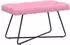 vidaXL Sitzbank mit Knopfheftung, Stoff, rosa, 80x40x46cm (42038369)