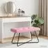 vidaXL Sitzbank mit Knopfheftung, Stoff, rosa, 80x40x46cm (42038369)