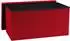 VCM Boxas Stoff-Sitztruhe rot, 38x76x38cm