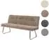 MCW Sitzbank H70 mit Lehne, Chenille, 180cm, braun (MCW-H70)