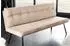Riess-Ambiente BIG GEORGE Sitzbank 160cm, champagner beige, Samt, Taschenfederkern