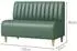 360Home Gastro Dinerbank Sofa dunkelgrün (KZ9958)