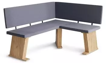 VICCO Rivon Eckbank Goldkraft Eiche/Anthrazit 150x120cm linke Ecke (41375)