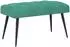 vidaXL Sitzbank mit Knopfheftung, Samt, türkis, 80x40x46cm