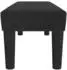 vidaXL Sitzbank schwarz 100x30x30cm Samt (346668)