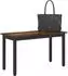 vidaXL Bank Holzwerkstoff rauchfarben 80x35x45cm