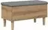 vidaXL Aufbewahrungsbank mit Kissen, Artisan-Eiche, 82x42x46cm (8017742)