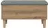 vidaXL Aufbewahrungsbank mit Kissen, Artisan-Eiche, 82x42x46cm (8017742)