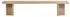 Woood Ato Sitzbank Mangoholz, natur, 220x45x47cm