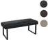 MCW MCW-O81 Sitzbank Kunstleder 120cm, schwarz (102010)