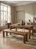 KADIMA DESIGN MUMBAI Sitzbank Sheesham Massivholz, Landhausstil, 180x45x35cm
