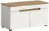 xonox.home Canu Sitzbank weiß/Artisan Eiche, 80x45x37cm (4066432050545_110d)