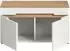 xonox.home Canu Sitzbank weiß/Artisan Eiche, 80x45x37cm (4066432050545_110d)
