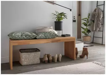Home Affaire Dura Sitzbank Massivholz Buche, 120x45cm